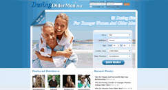 Desktop Screenshot of datingoldermen.net